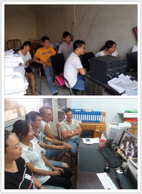 项目部组织寓目红色经典影戏